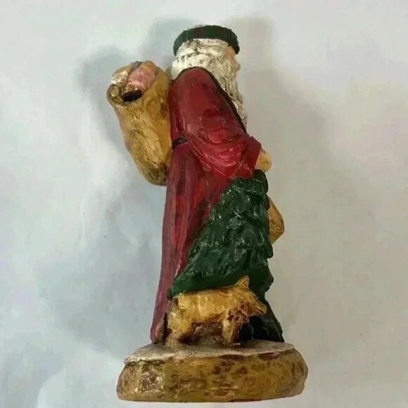 Vintage‎ Father Christmas Santa Claus Resin Blown Plastic Figurine Philippines - Picture 5 of 7